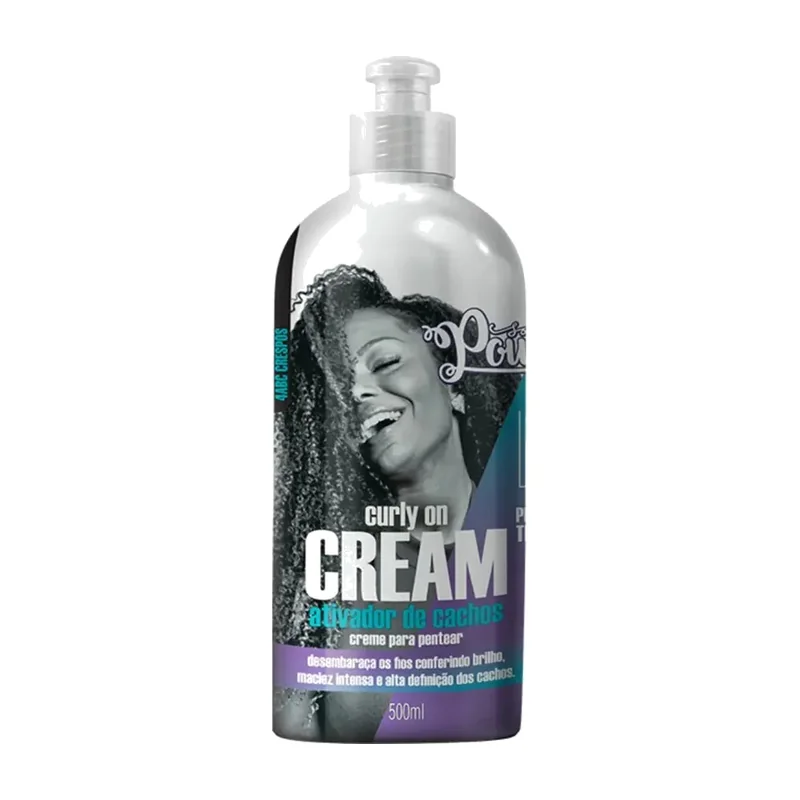 Soul Power Ativador de Cachos – Curly On Cream 500 ml